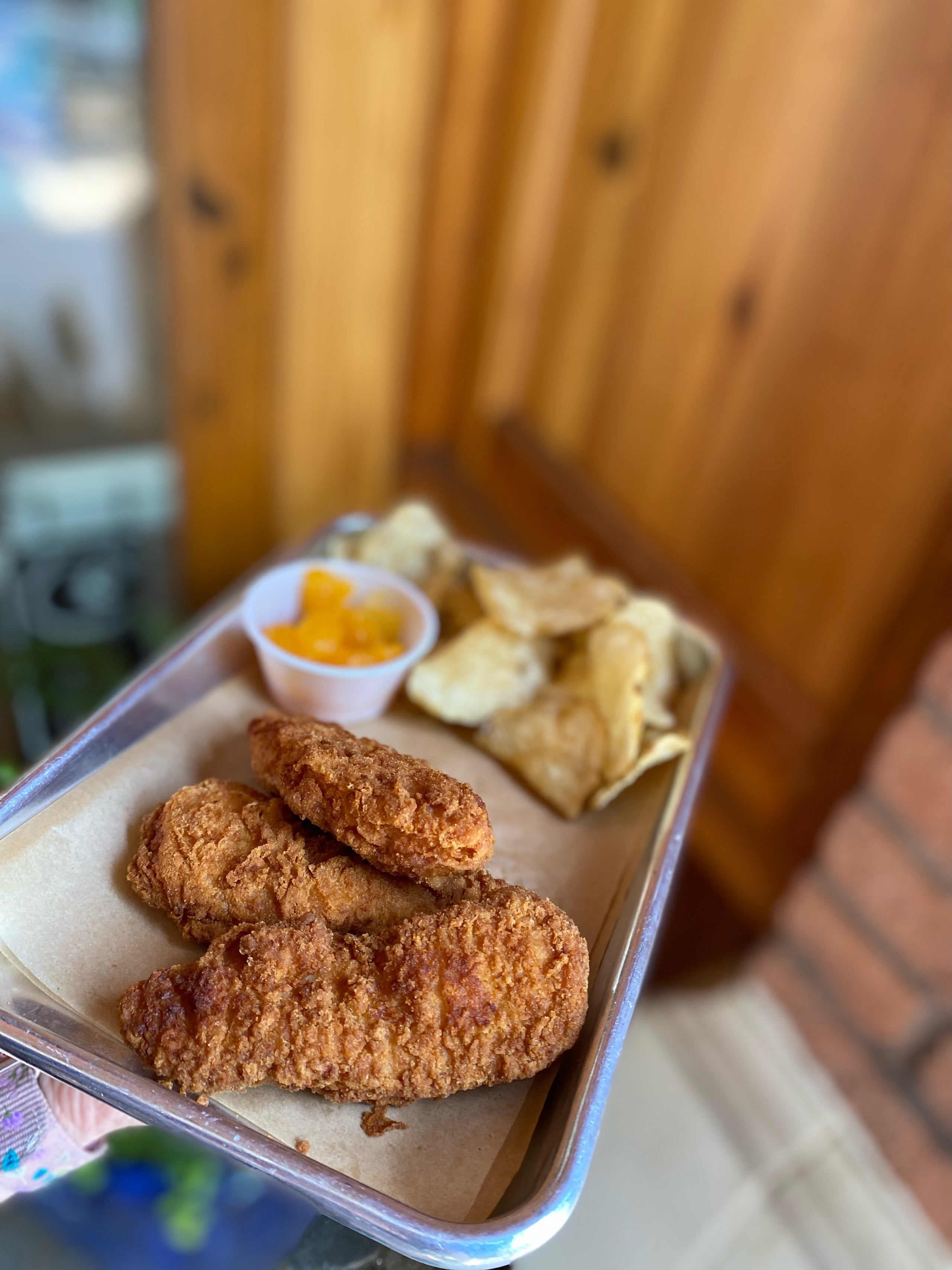 Kids Chicken Strips (3) + Fries | Bowermans On 8th